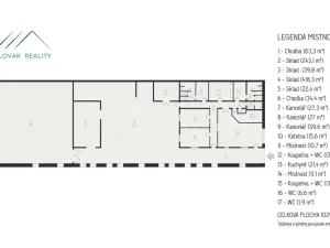 Prodej skladu, Bělotín, 1029 m2