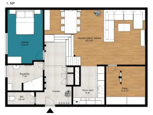 Prodej bytu 4+kk, Praha - Smíchov, Vltavská, 126 m2