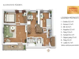 Prodej bytu 3+1, Brno - Starý Lískovec, Dunajská, 60 m2