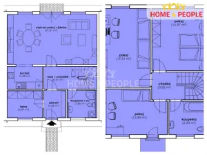 Pronájem rodinného domu, Rudná, Obchodní, 133 m2