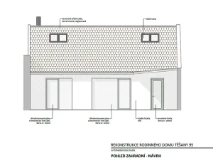 Prodej rodinného domu, Těšany, 108 m2