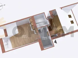 Prodej bytu 1+1, Praha - Žižkov, Na Balkáně, 69 m2