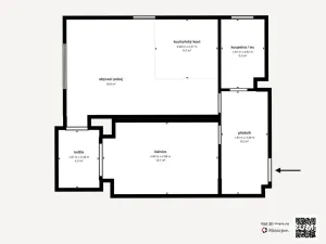 Prodej bytu 2+kk, Plzeň - Valcha, Špačková, 56 m2