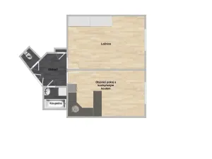 Prodej bytu 2+kk, Praha - Holešovice, U průhonu, 48 m2