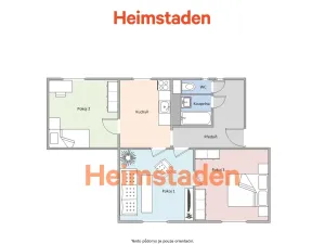 Pronájem bytu 3+1, Havířov - Město, Stavbařská, 75 m2