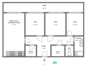 Pronájem bytu 4+kk, Znojmo, Vídeňská třída, 102 m2