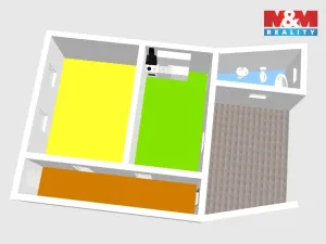 Prodej rodinného domu, Labské Chrčice, 68 m2