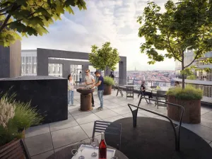 Pronájem bytu 1+kk, Praha - Smíchov, Mozartova, 20 m2