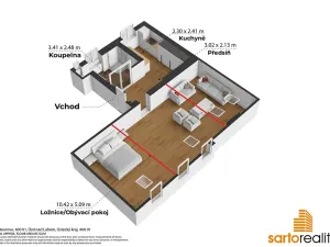 Prodej bytu 3+1, Ústí nad Labem, Pasteurova, 77 m2