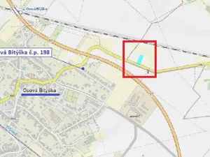 Dražba pole, Osová Bítýška, 1513 m2