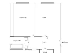 Pronájem bytu 1+1, Praha - Staré Město, Haštalské náměstí, 48 m2