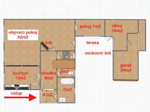 Prodej rodinného domu, Libušín, Svatopluka Čecha, 174 m2