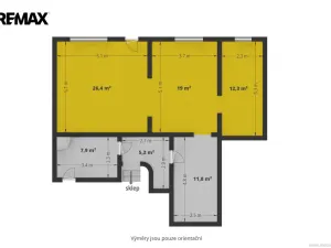 Pronájem skladu, Čečelice, Všetatská, 70 m2