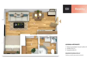 Pronájem bytu 1+kk, Kořenov, 29 m2