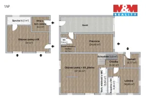 Prodej rodinného domu, Řečany nad Labem, K Tišině, 266 m2