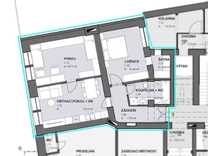 Pronájem bytu 3+kk, České Budějovice, Fráni Šrámka, 65 m2