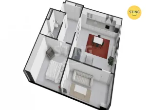 Prodej bytu 3+kk, Ostrava, Komenského, 64 m2