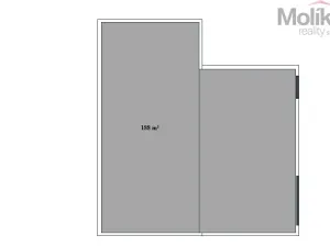 Pronájem skladu, Ledvice, Mírová, 198 m2