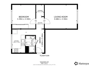 Pronájem bytu 2+1, Zlín - Malenovice, Husova, 50 m2