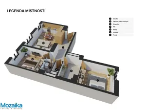 Pronájem bytu 3+kk, Lanškroun - Lanškroun-Vnitřní Město, nám. J. M. Marků, 86 m2