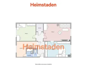 Pronájem bytu 3+1, Frýdek-Místek - Místek, Anenská, 76 m2