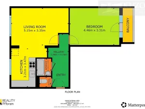 Pronájem bytu 2+kk, Praha, Oravská, 52 m2