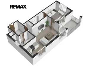 Prodej bytu 2+kk, Praha - Hlubočepy, Hugo Haase, 55 m2