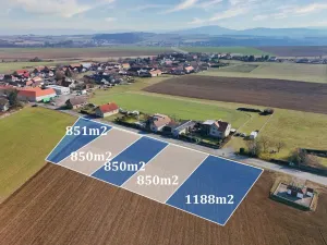 Prodej pozemku pro bydlení, Chlustina, 850 m2