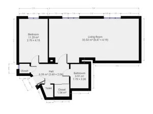 Pronájem bytu 2+kk, Praha - Vršovice, Kodaňská, 58 m2
