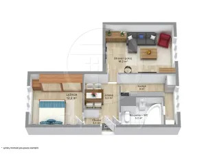 Prodej bytu 2+1, Sokolov, Marie Majerové, 50 m2