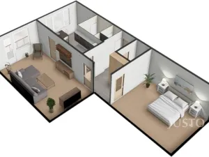 Prodej bytu 2+1, Písek - Budějovické Předměstí, třída Přátelství, 60 m2