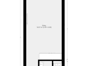 Pronájem bytu 1+kk, Brno, Opálkova, 26 m2
