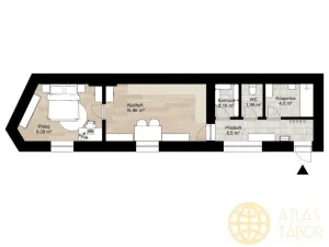 Prodej komerční nemovitosti, Tábor, Palackého, 552 m2