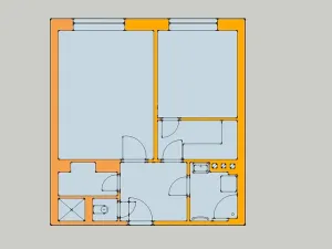 Pronájem bytu 2+kk, Praha - Smíchov, Radlická, 45 m2