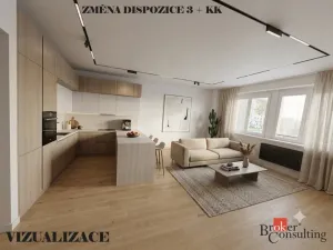 Prodej bytu 2+1, Praha - Libeň, Sokolovská, 72 m2