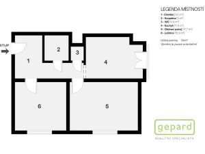 Prodej bytu 2+1, Ostrov, S. K. Neumanna, 54 m2