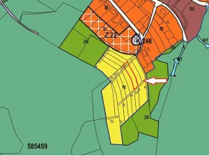 Prodej zahrady, Luhačovice, Antonína Slavíčka, 651 m2