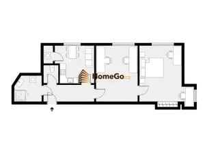 Pronájem bytu 3+kk, Praha - Nusle, Žateckých, 61 m2