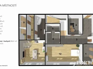 Prodej vícegeneračního domu, Chyše, Žižkovo náměstí, 322 m2