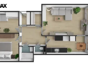 Prodej bytu 3+1, Jesenice, V Lázních, 72 m2