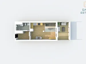 Pronájem bytu 1+kk, Bystřice pod Hostýnem, Sídliště, 33 m2