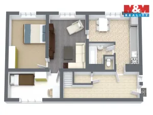 Prodej činžovního domu, Hřivice - Markvarec, 72 m2