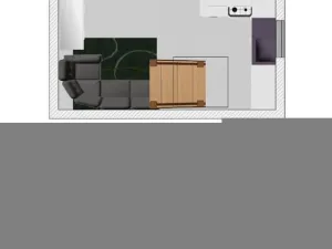 Pronájem bytu 2+kk, Brno - Černovice, Řehořova, 26 m2