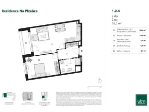 Prodej bytu 2+kk, Praha - Smíchov, Nádražní, 56 m2