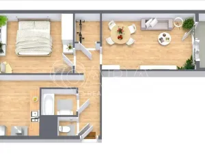 Pronájem bytu 2+1, Ostrava - Moravská Ostrava, Josefa Brabce, 64 m2