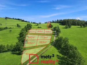 Prodej pozemku pro bydlení, Staré Město, Hynčice pod Sušinou, 858 m2