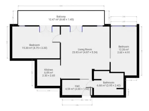 Pronájem bytu 3+kk, Praha - Nusle, V podluží, 74 m2