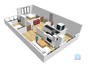 Prodej bytu 3+1, Bezdružice, Na Sídlišti, 62 m2