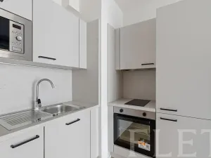 Pronájem bytu 1+kk, Praha - Vršovice, Krymská, 23 m2