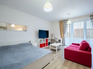 Pronájem bytu 1+kk, Praha - Letňany, Štanderova, 37 m2